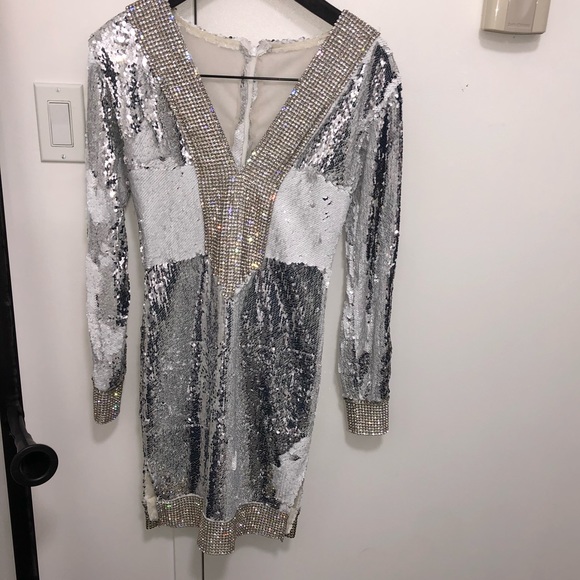 Versailles Custom-made Reversible Sequin Dress - Picture 1 of 7